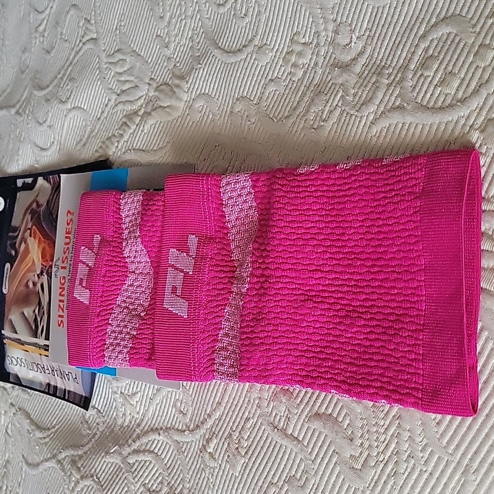 (1)Pr. Pink Plantar Fasciitis Socks